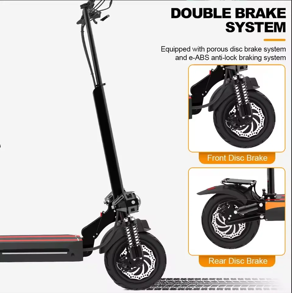 75km Long Range Electric Scooter 20Ah Battery 65km/h Top Speed Street Tires Adults​ Scooter Long battery life for commuting​