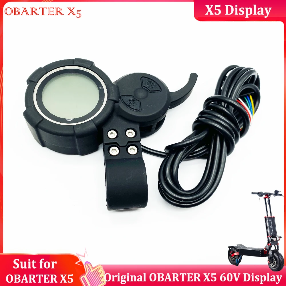 Original OBARTER X5 60V Display X1/X3 48V Display Suit for OBARTER X1/X3/X5 Electric Scooter Official Obarter Accessories