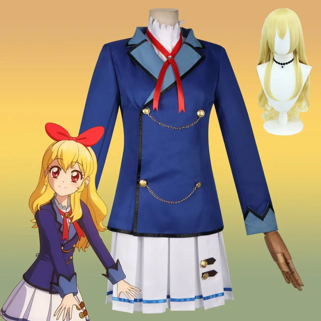 Аниме Aikatsu Hoshimiya Ichigo Shibuki Ran Kiriya Aoi Косплей Костюм Starlight School JK Campus Uniform Woman Kawaii Suit 2025