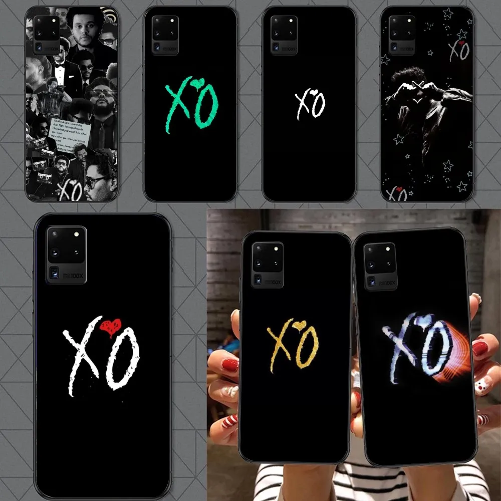 Weekend XO Mobile Cell Phone Case for Samsung A91 A81 A73 A72 A71 A30S A20 A12 A13 A52 A53 4G 5G Black Soft Phone Cover Funda