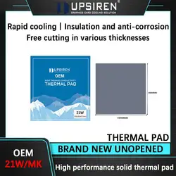 UPSIREN OEM Thermal Pad Silicone Plaster Thermal Pad CPU GPU Water Cooling Mat 0.75mm 1.25mm High Quality Heatsink Cooling pad