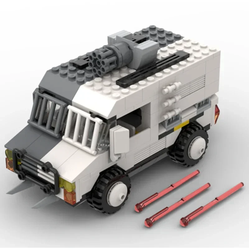 Technische Moc Bricks Movie Car Series Model Gepantserde Truck Modulaire Bouwstenen Geschenken Speelgoed Voor Kinderen DIY Sets Assembleren