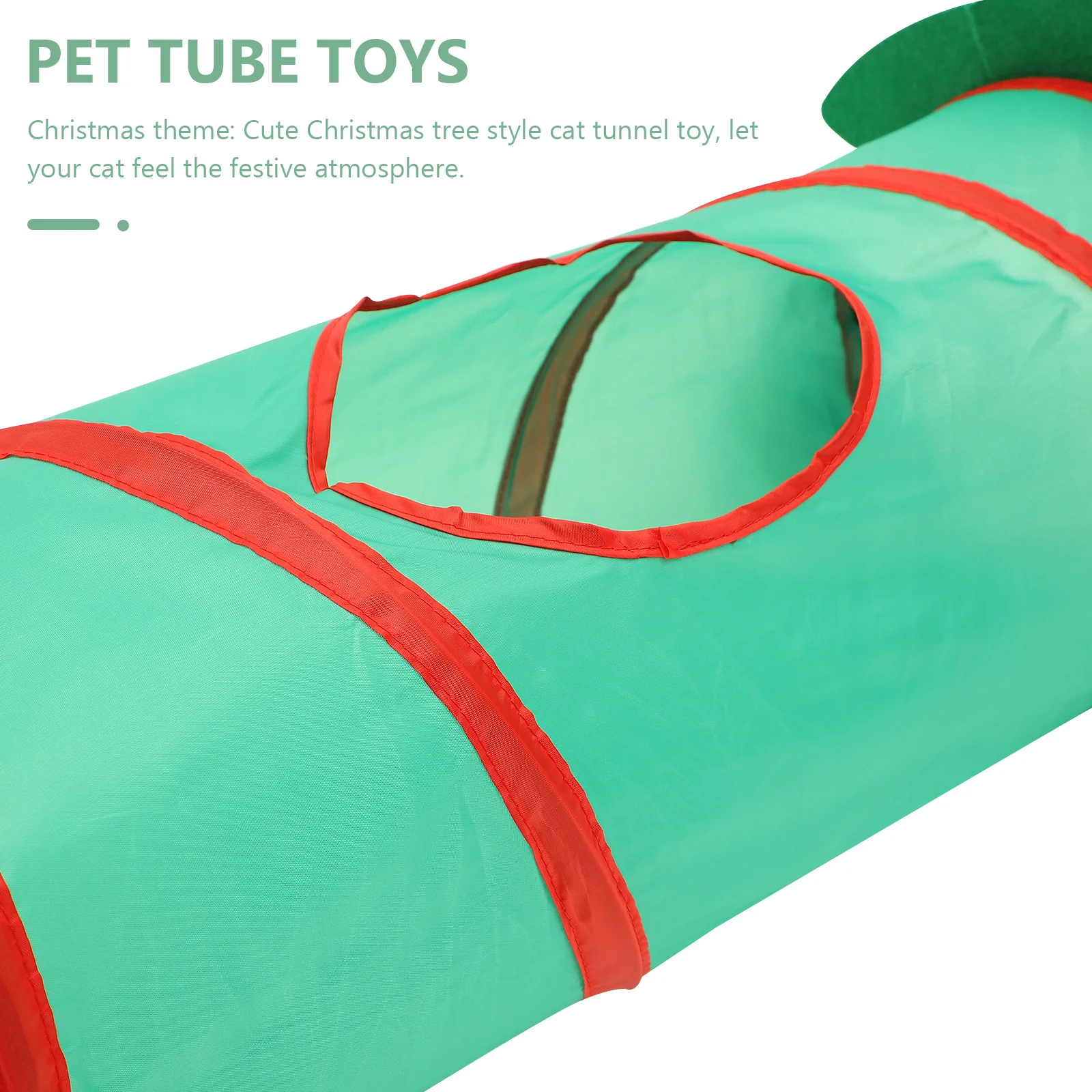 Cat Tunnel Pet Supplies Direct Foldable Channel Christmas Toys Tunnels Polyester Sleeping Nest Bed Plaything