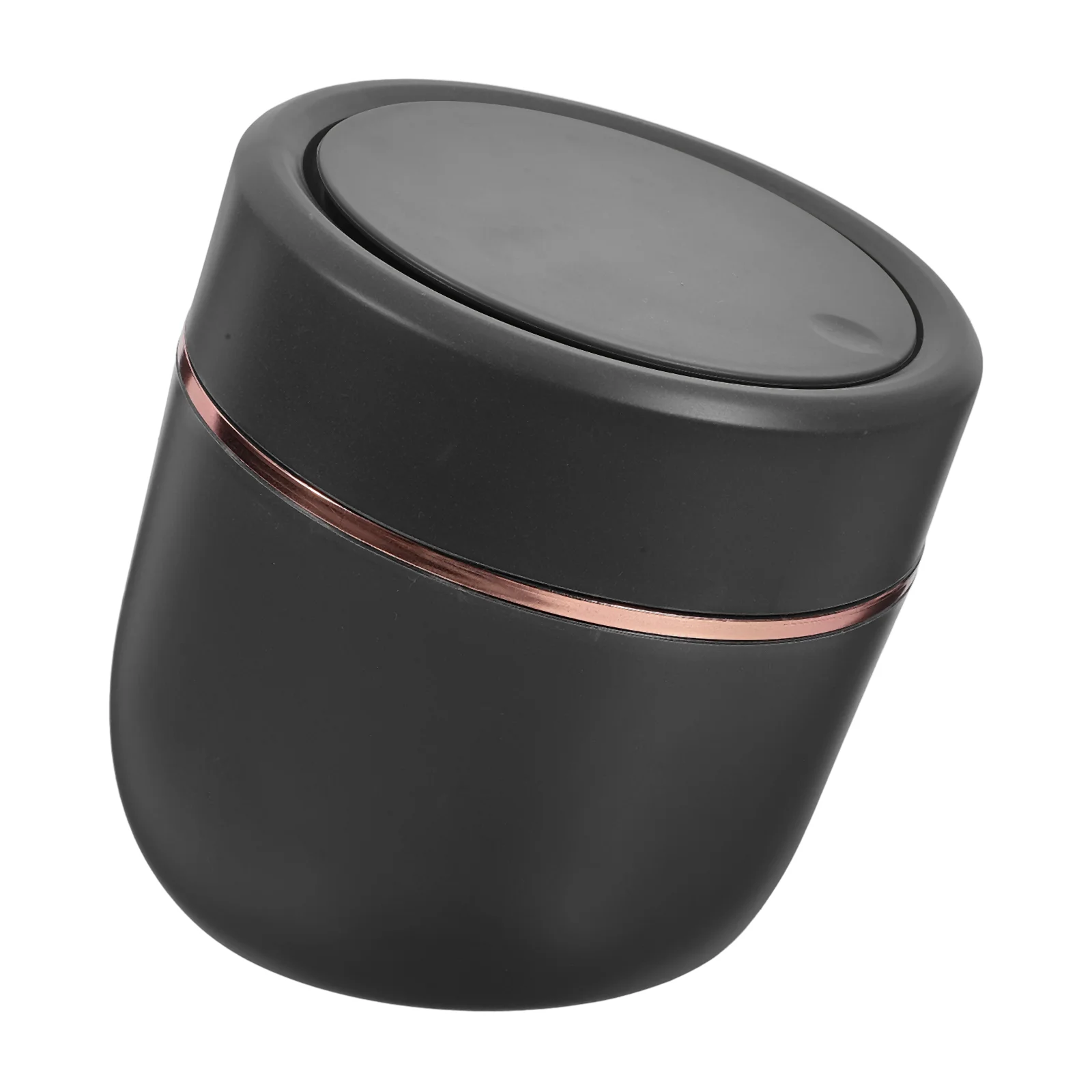 1 PCS Push Button Mini Trash Can Desk Sized Garbage Bin Lid Compact Paper Basket Office Study Waste Bin Portable Easy to Clean