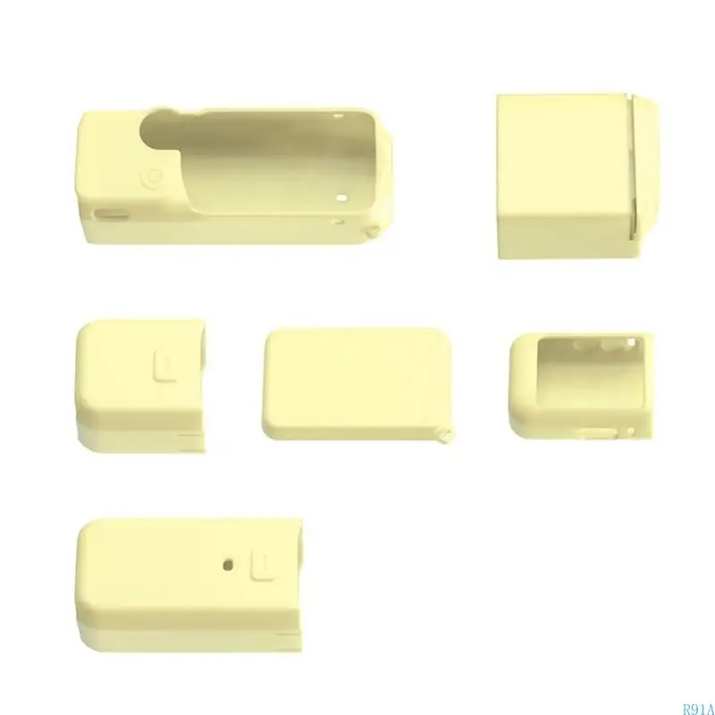 R91A Silikon Schutzhülle Abdeckung für Tasche 3 Actionkameramameramamasschutzhaut Haut