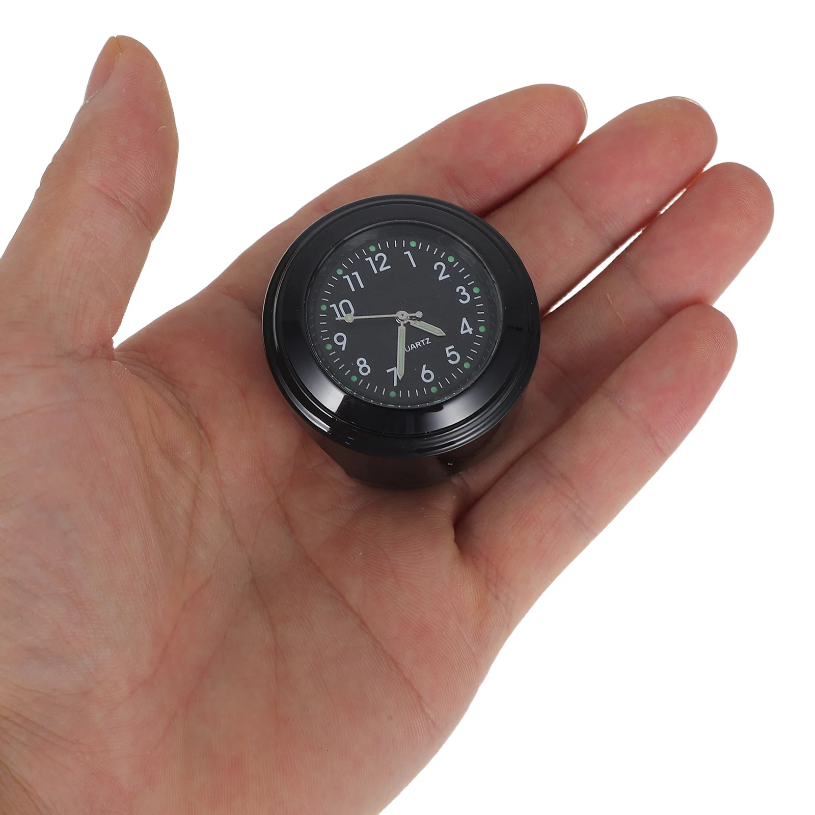 

1 комплект, часы на руль мотоцикла, алюминиевый циферблат, кварцевый механизм, водонепроницаемый пылезащитный датчик температуры для езды