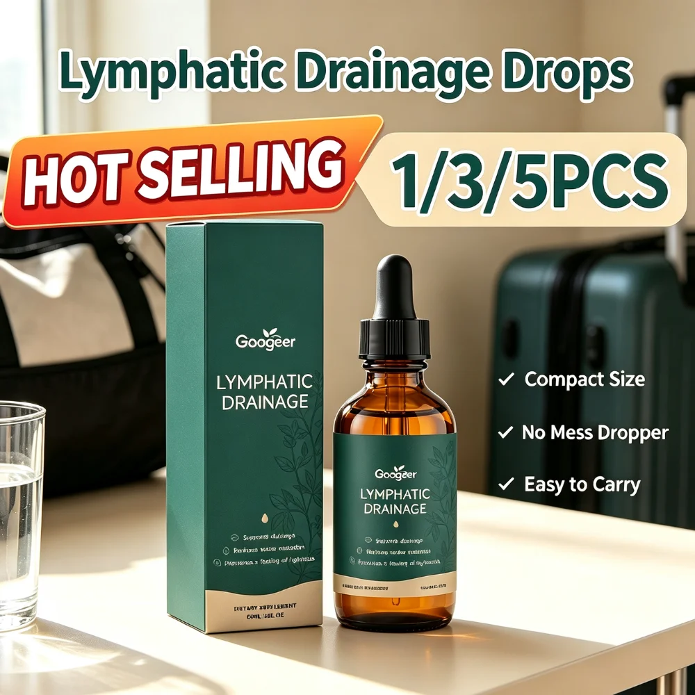 Natural Liquid Wellness Drops 60ml Portable Water Balance Support Formula with Glass Dropper for Office Travel Daily Routine