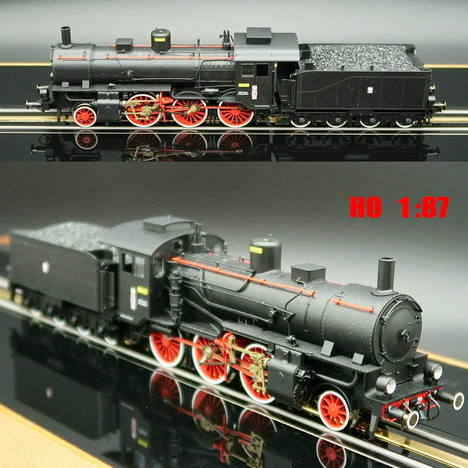 FLEISCHMANN Train Model HO Type 1/87 413703 BR37 Steam Locomotive PKP 16-pin DC Version Train Model Toy