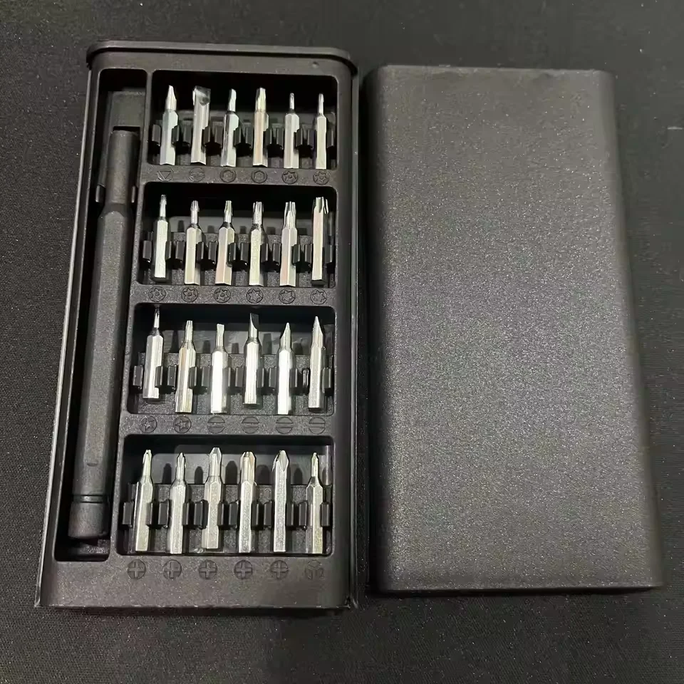 Mini Screwdriver Set 24 in 1 Flat Head/Cross Shaped Household Manual ...