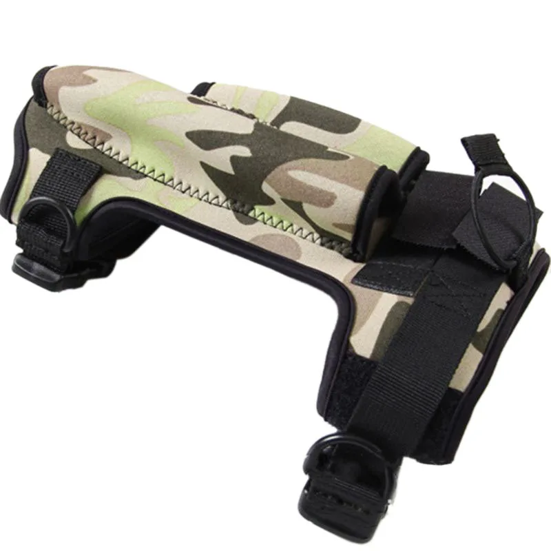 Scuba Diving Neoprene Knife Wrap Camouflage Sheath Strap Leg Holder With Straps