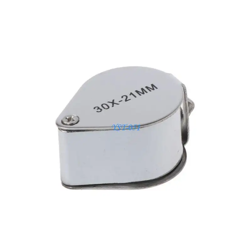 

E15A Jewelry Diamond Eye Loupe Magnifier Glass Triplet Jewelers 30x21mm