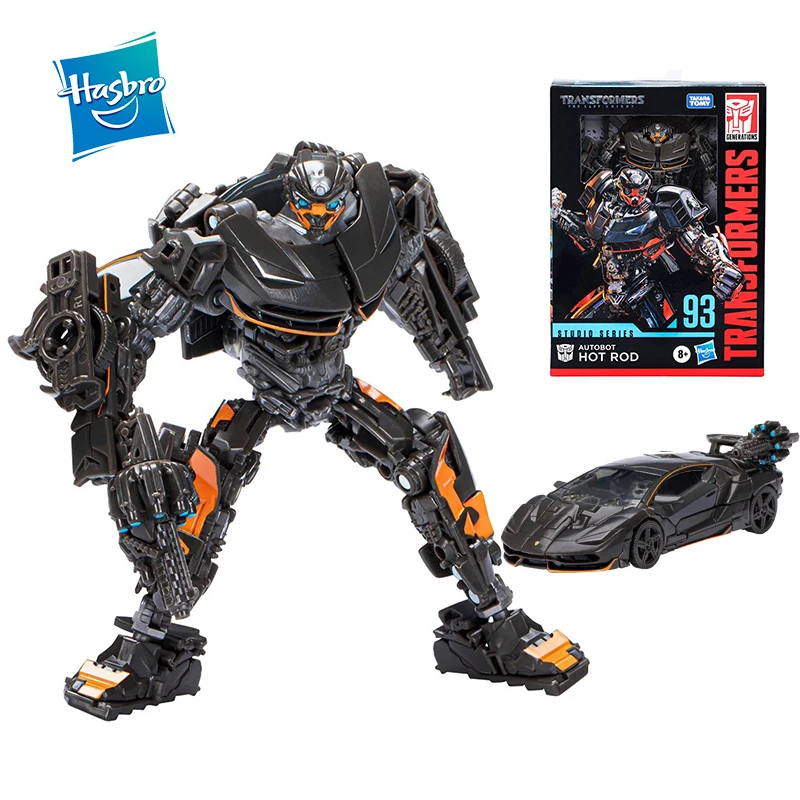 

In Stock Original Hasbro Action Figure 12cm Transformers The Last Knight Deluxe Hot Rod Hot Rodimus SS93 Birthday Gifts