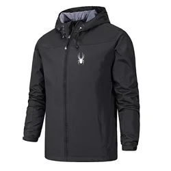 Lente En Herfst Casual Loopgravengolf Heren Bergbeklimmen Vissen Waterdichte Militaire Jas Ademende Capuchon Outdoor Sport Ja