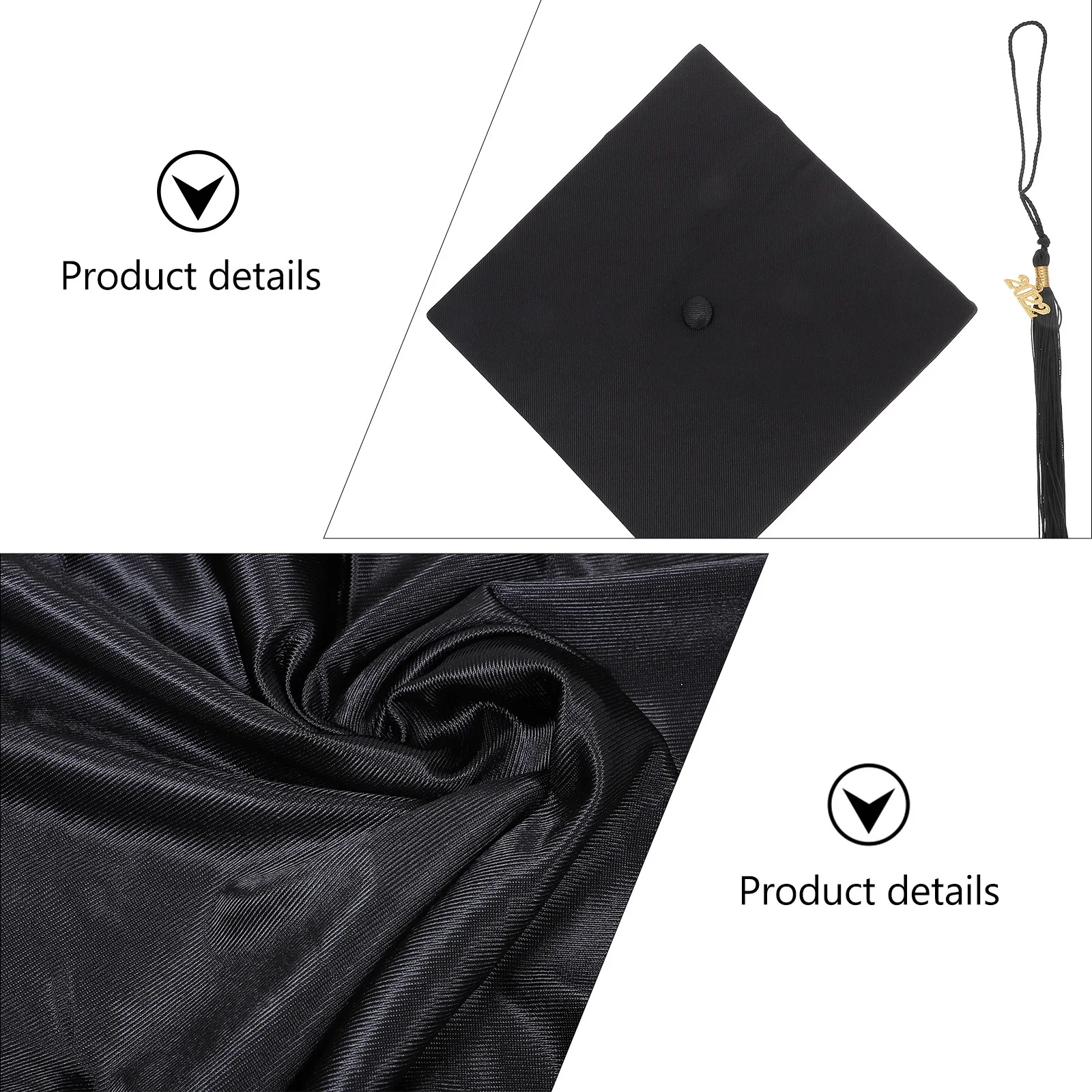 Graduation Gown Set Kids Dress Child Graduation Celebration Elegant Design for Preschool Kindergarten Students