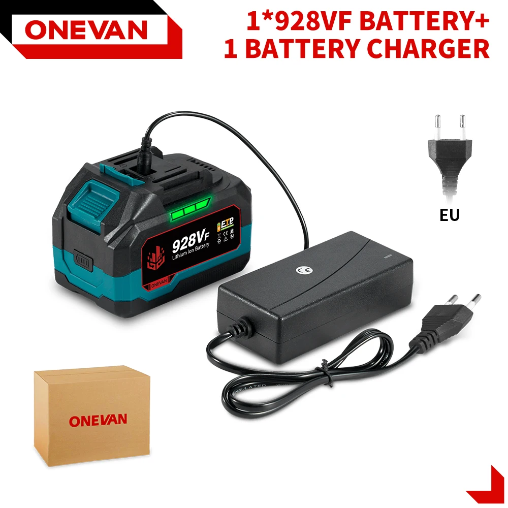ONEVAN 928VF 29900mAh Lithium Batterij 588VF 22900mAh Capaciteitsindicator Oplaadbare Accu voor Makita 18V 21V Accu Pin