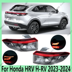 For Honda HRV H-RV 2023-2024 Auto Parts Rear Tail Light Assembly Brake Warning Light Turn Signal Rear Bumper Headlight