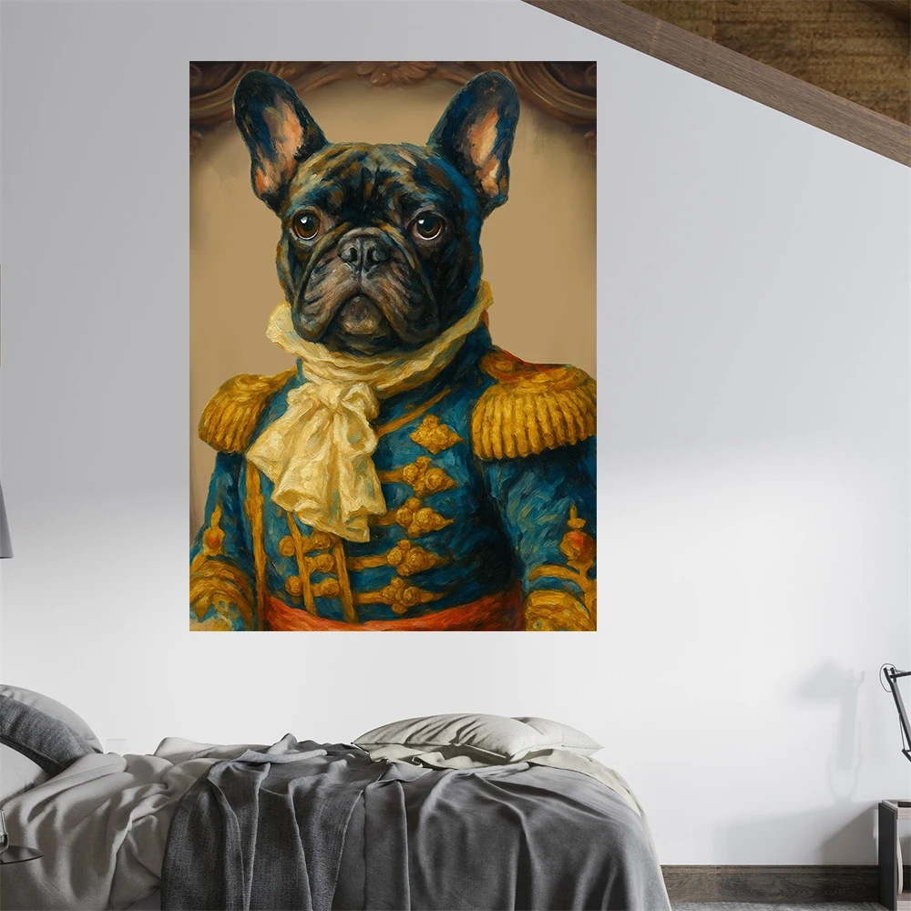  Custom Renaissance Pet Portrait Prints Royal Pet Art Poster Oil Painting Style Pet Art Poster Personalized Cat Portrait Decor