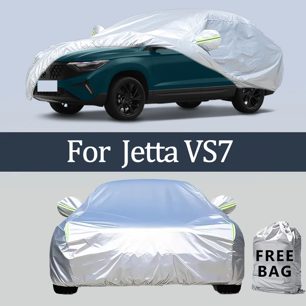 

For Jetta VS7 Car Cover Outdoor Protection Covers Snow Sunshade Waterproof Dustproof Exterior UV Car Accessories