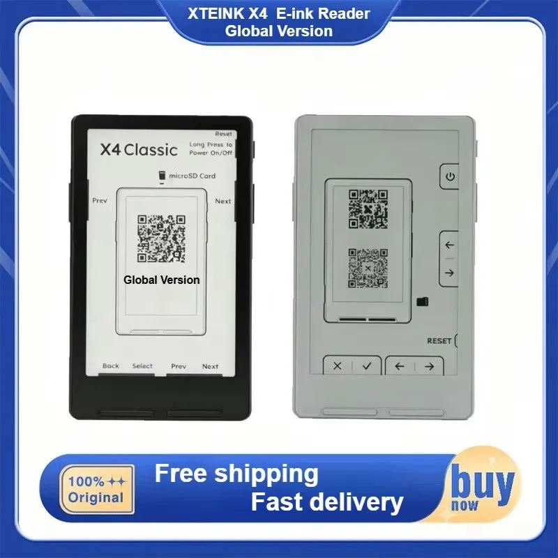 XTEINK X4 Classic E-ink Reader 4.3