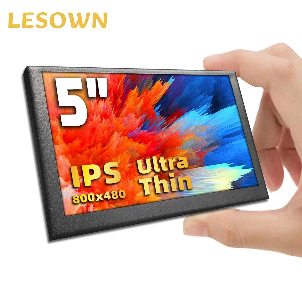 LESOWN mini Screen 5 inch HDMI Display 4.3