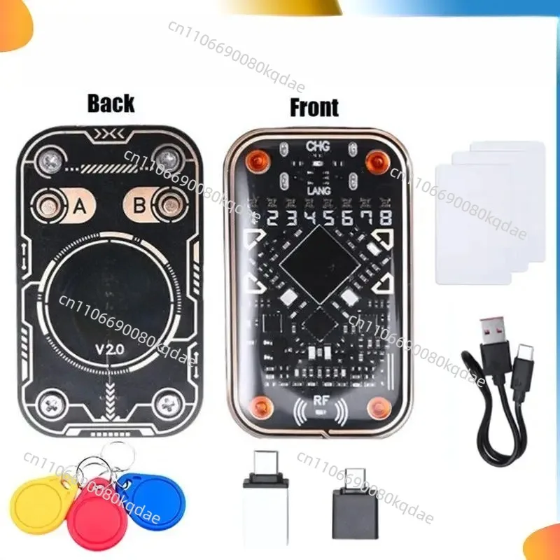 Dual‑Frequency Smart Chip Signal Read‑Write Module 125KHz 13.56MHz, With 3Pcs UID Keychains & CUID Cards