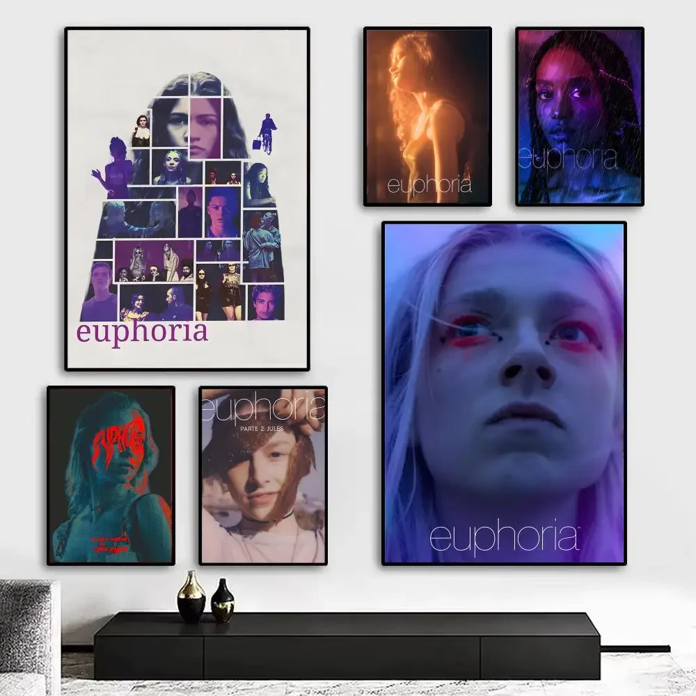 Affiche artistique de la série E-Euphoria, décoration murale idéale pour le salon, la chambre à coucher, le bar, le salon et les cadeaux à la maison