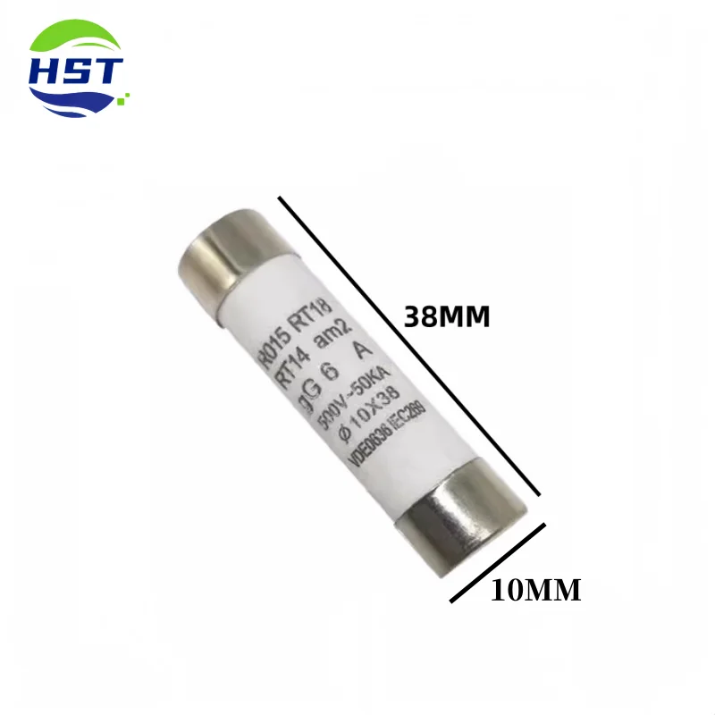 5pcs Ceramic fuse 10*38, 10x38mm, 500V, A, 1A, 2A, 4A