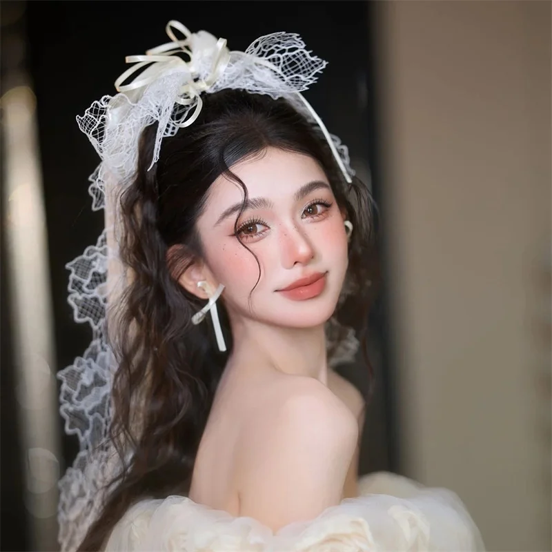 Super Fairy Lace Bow Hair Clip Set