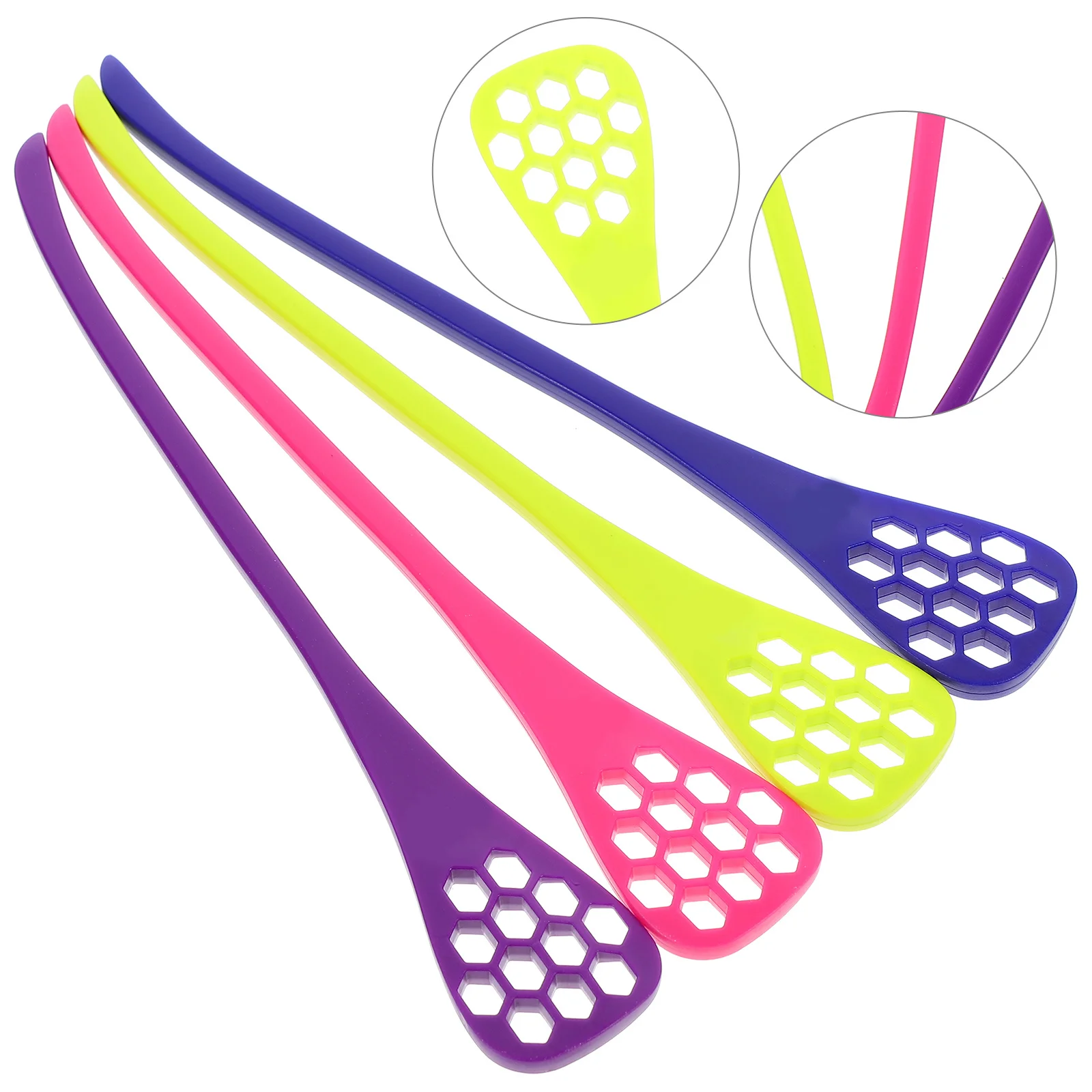 4 قطع من أدوات خلط صبغ ألوان الشعر المحمولة، تصميم بسيط، ملحقات تصفيف الشعر الموثوقة، خفقات ألوان الشعر البلاستيكية