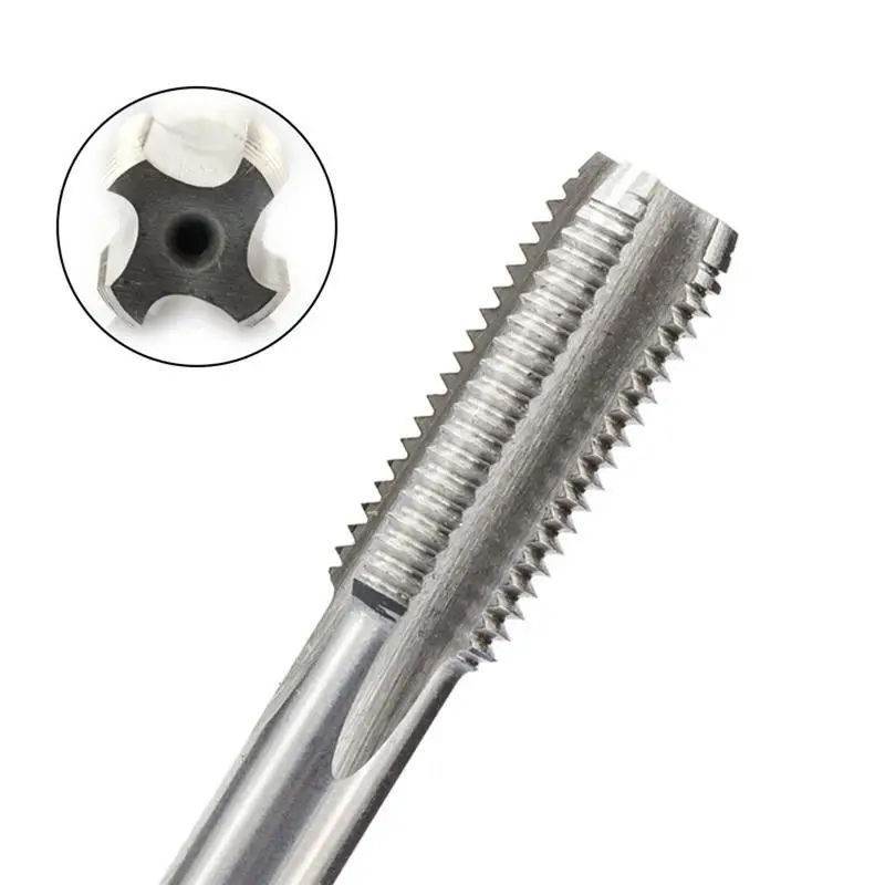 Broca de grifo con vástago hexagonal Chapado en titanio, tornillo HSS, broca de rosca, máquina de tornillo, grifo compuesto, M3, M4, M5, M8, M10, herramientas manuales, 1 ud.