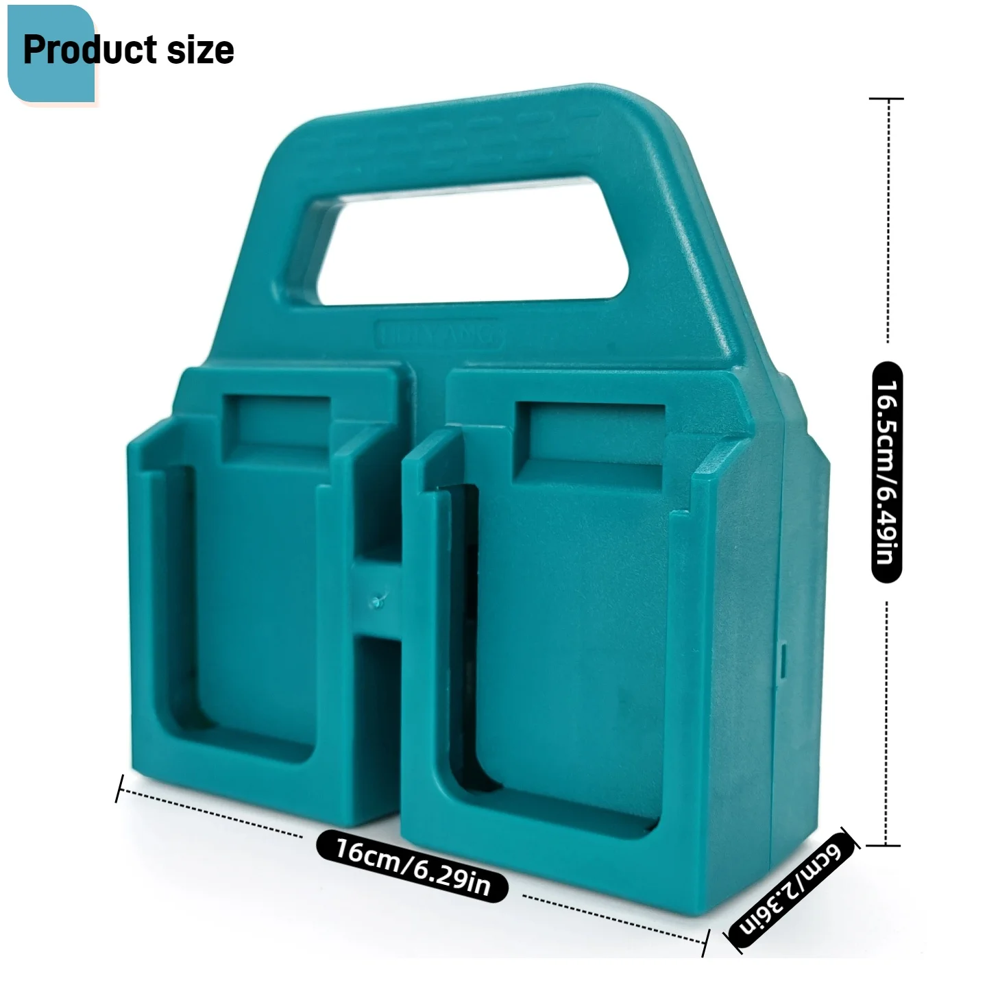 4x Battery Mount Holder Portable Storage Rack Basket Bracket Holder For Makita 18V Battery (NO Batteries)