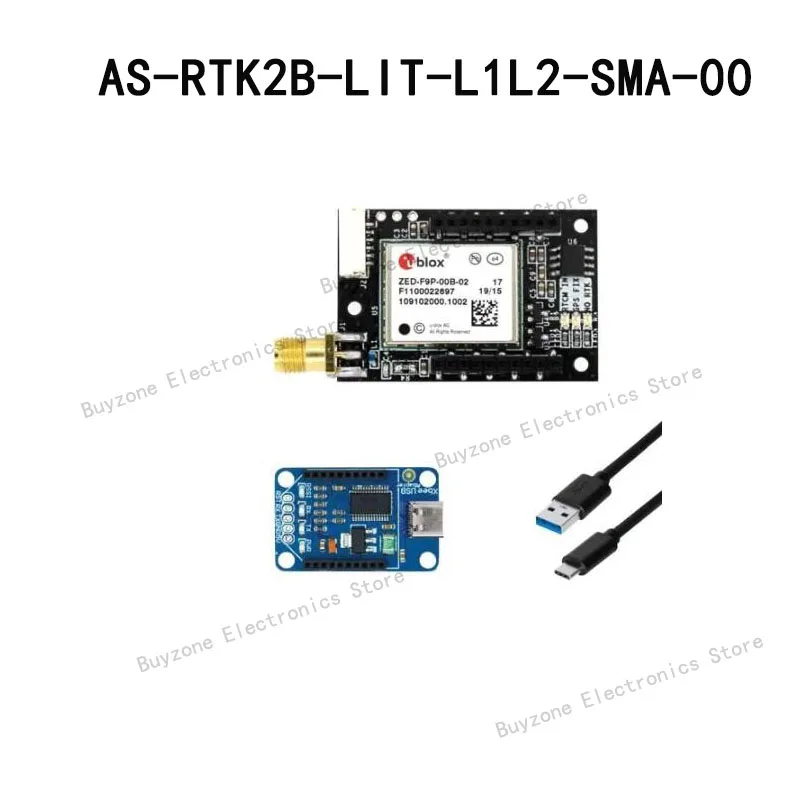 

AS-RTK2B-LIT-L1L2-SMA-00 GNSS / GPS Development Tools SimpleRTK2B Lite GPS/GNSS L1/L2 RTK Board