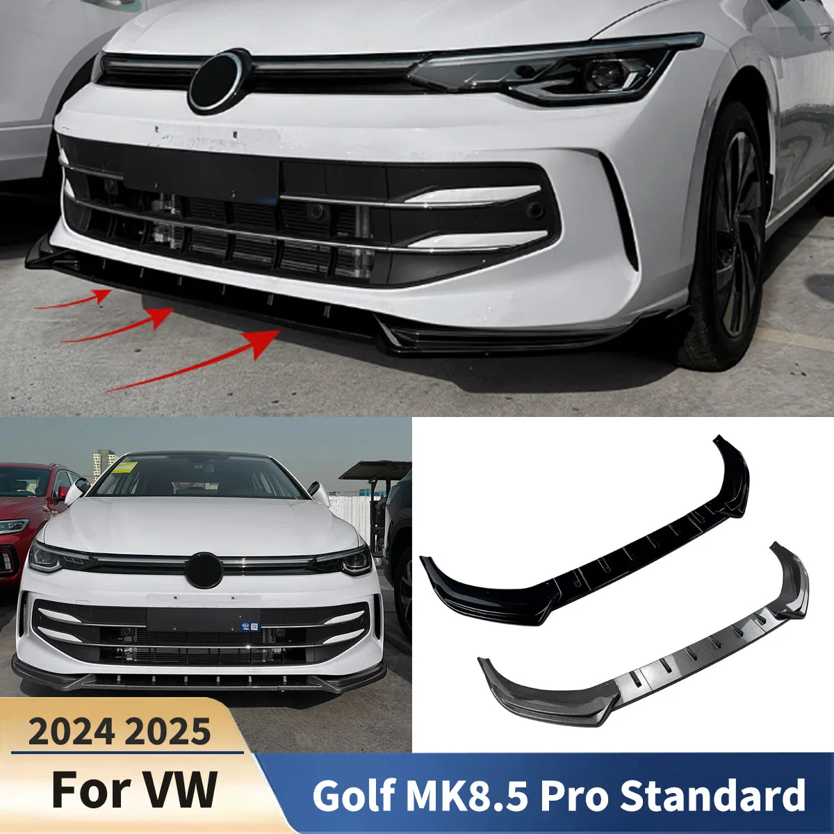 

Для Volkswagen VW Golf MK8.5 Pro Standard Edition 2024 2025 передний бампер сплиттер губ задний спойлер багажника крыло комплекты кузова тюнинг