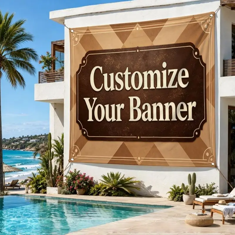 Custom Banner Flags Suitable For Courtyard Decoration Indoor And Outdoor Memorial Photo Party Commercial Advertising Promotion