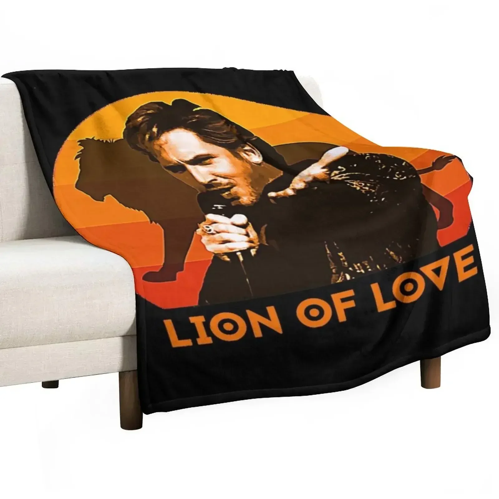 

EuroVison Song Contest Fire Saga Lion Of Love T-Shirt Throw Blanket Sofa Quilt Flannels Bed covers Beach Blankets