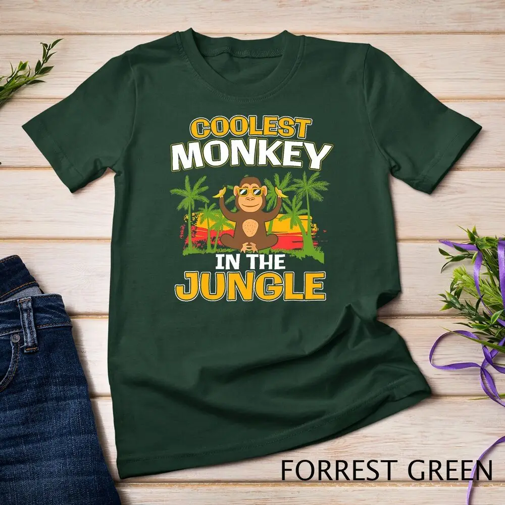 เสื้อยืด unisex Monkey In The Jungle I KID Meme เสื้อยืด