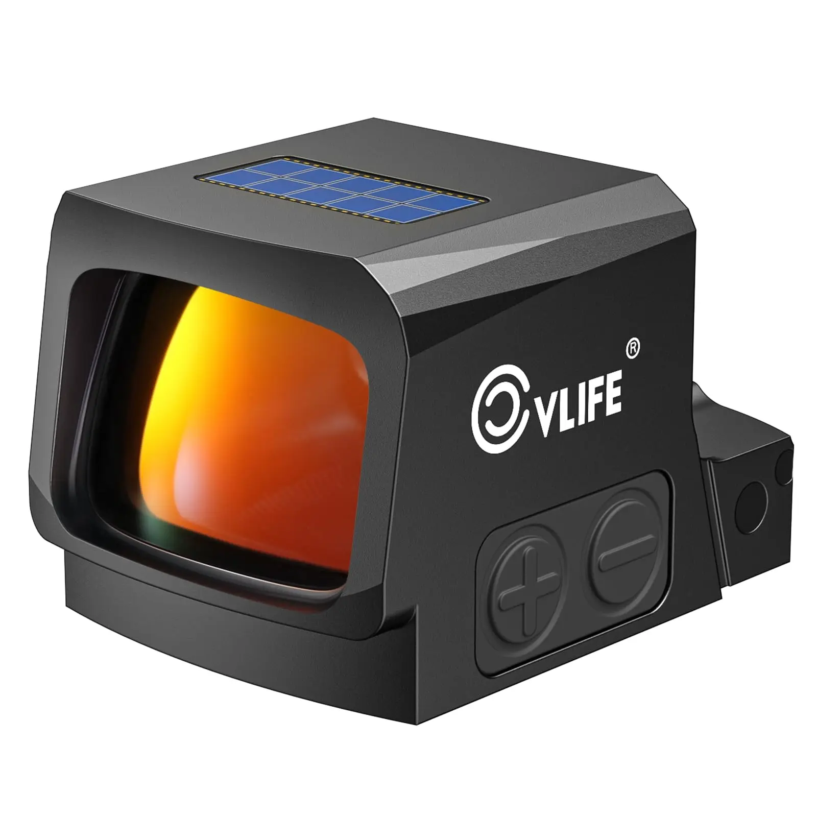CVLIFE Solar Multi Reticle Red/Green Dot Sight for RMSC 2 MOA Red Dot& 32/40 MOA Circle with Adapter Plate for MOS/ Picatinny