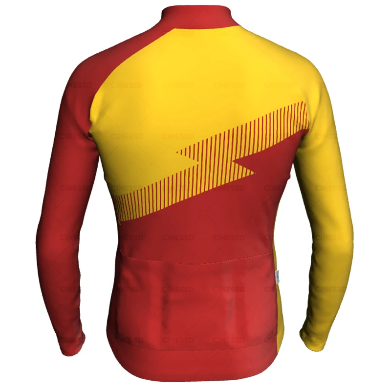 2024 Men Cycling Jersey Winter Thermal Fleece Long Sleeves Maillot Ropa Ciclismo Bicycle Wear Bike Clothing Ropa Ciclismo Hombre