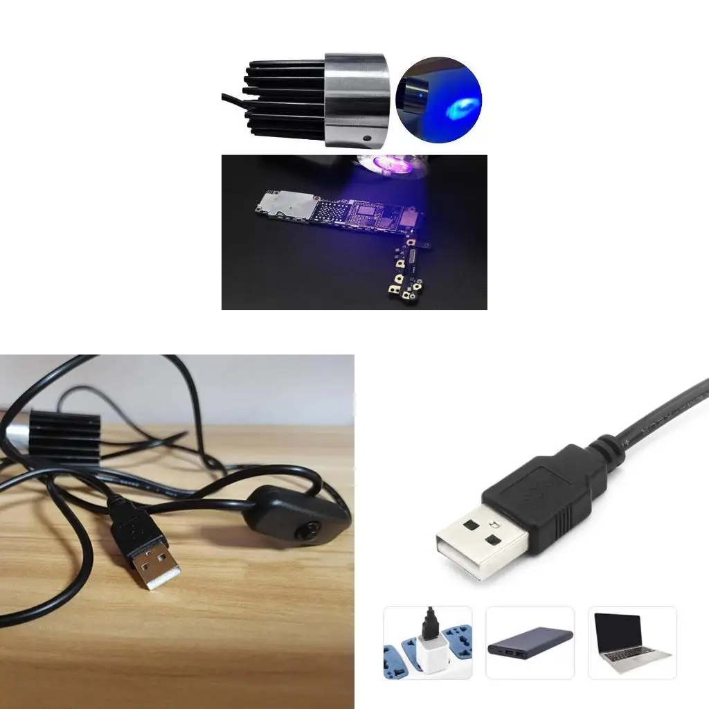 

R9UF УФ-клеи Ультрафиолетовый фиолетовый свет УФ-свет для ремонта мобильных телефонов Ультрафиолетовый УФ