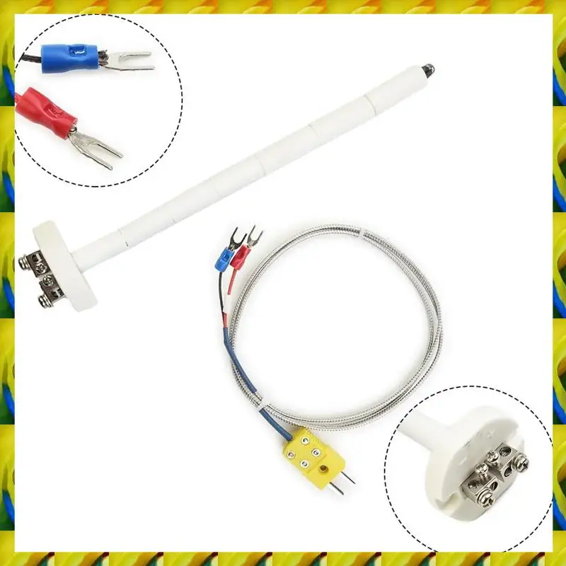 

WFF Heavy Duty Type K Thermocouple Probe Set For High Temperature Measurement, 3.3Ft Cable, -58 To 2372°F (-50 To 1300°C) Range