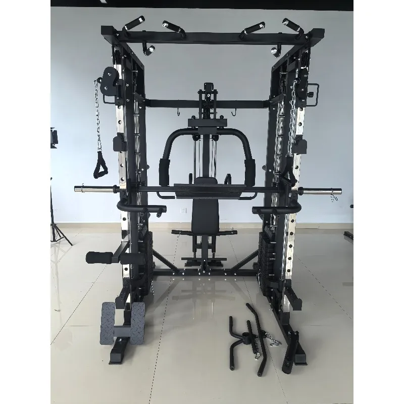 

Comprehensive Fitness Exercise Home Using Smith Machine Multi-function Training Rack