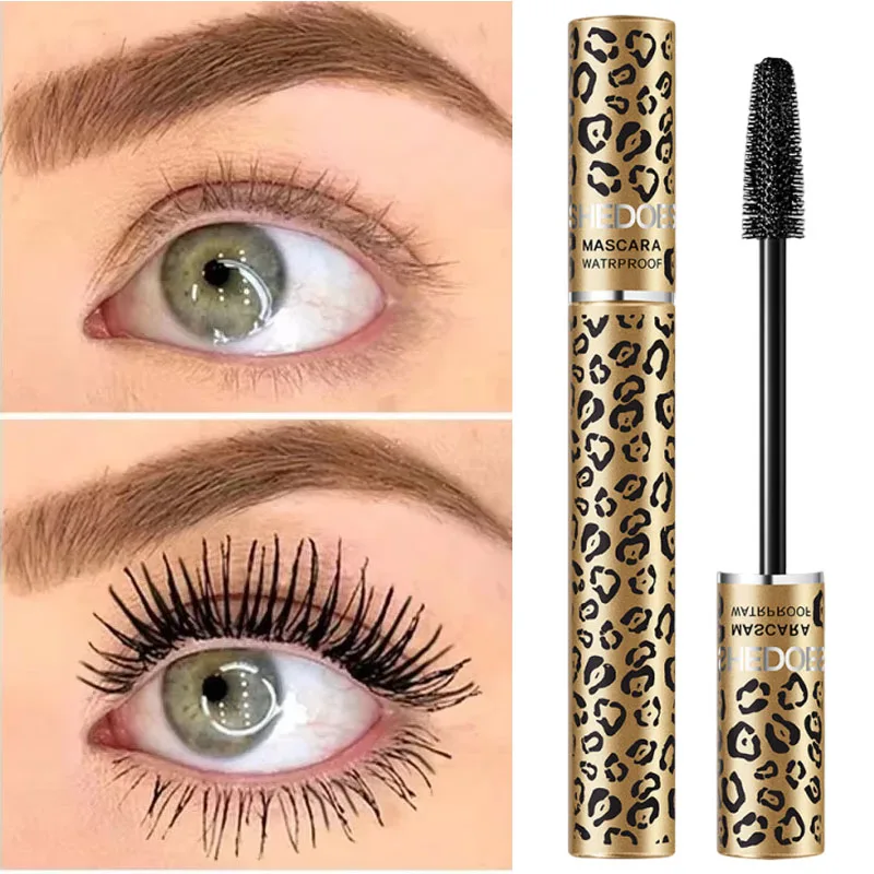 Mascara impermeabile 5D allungamento ciglia trucco da donna mascara impermeabile mascara in fibra di seta nera cosmetici coreani nuovo