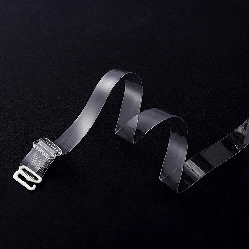 튼튼한 투명한 브래지어 끈 보이지 않는 미끄럼 방지 속옷 끈 분리형 조절 가능한 어깨 끈