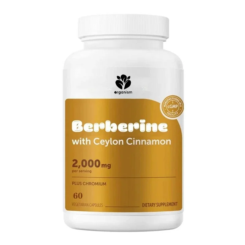 Berberine contains 2000 milligrams of Ceylon cinnamon, chromium picolinate, and Ceylon cinnamon | Non GMO