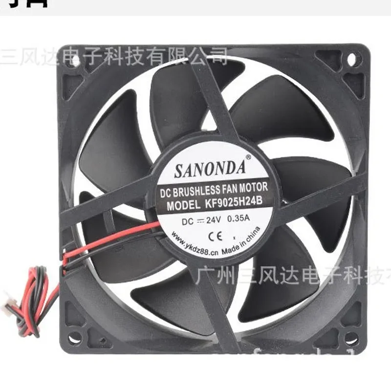 DC9025 24V 0.35A Ball Bearing Inverter Chassis Fan for Silent Operation and High Air Volume