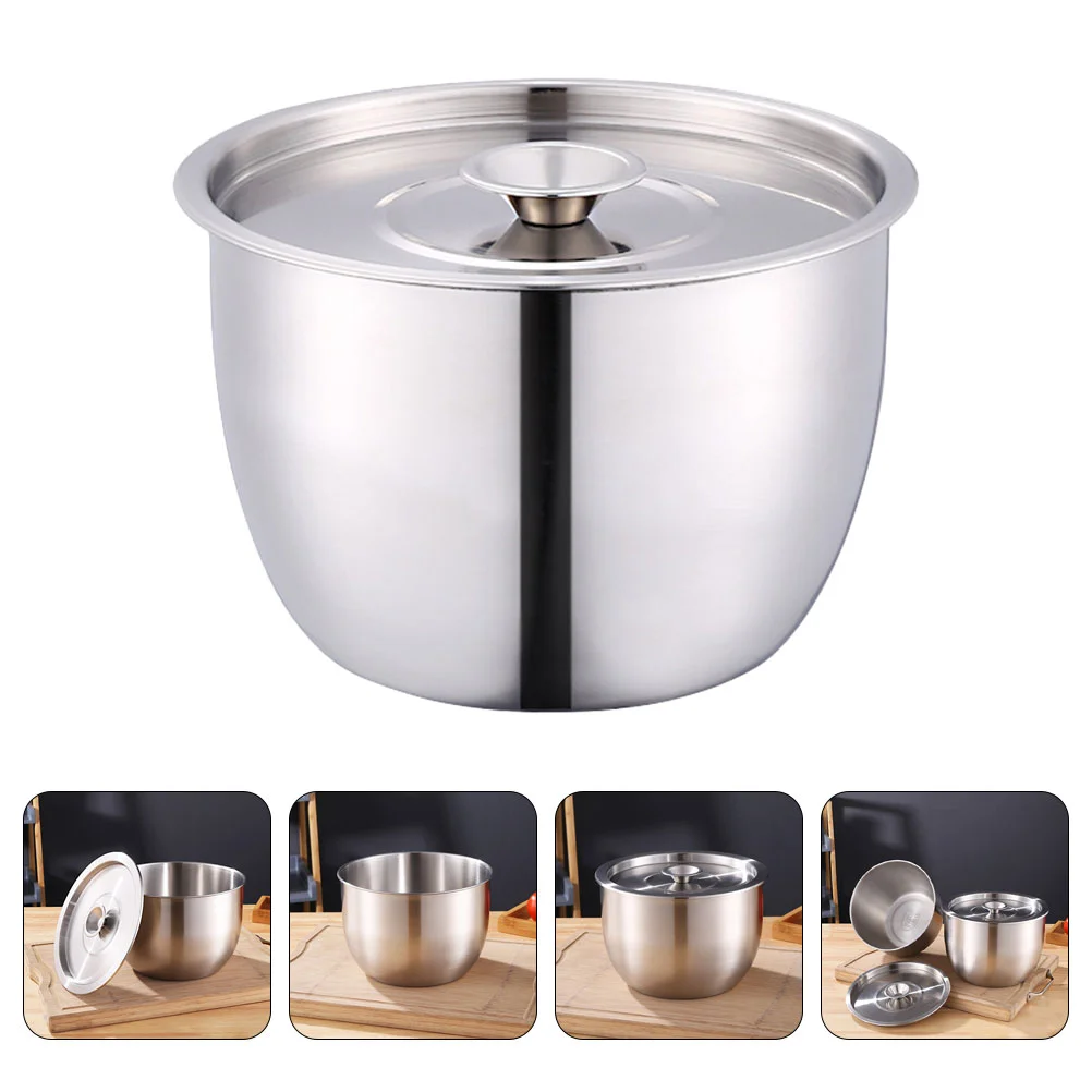 

Cream Basin Egg Mixing Holder Baking Accessory Multi-functional Bowl Food Stainless Steel Salad