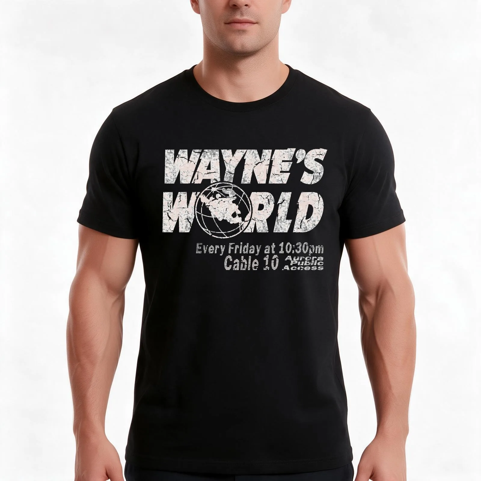 The Hidden Mystery Behind Wayne's World T-Shirt, Summer Casual Cotton Tee, Oversized Streetwear Tops, Vintage Graphic Print