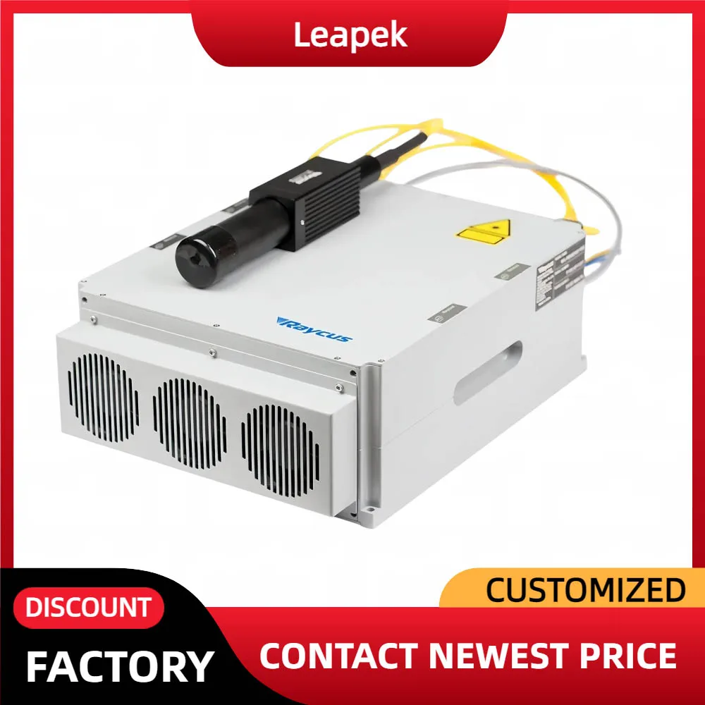 Gerador de laser Raycus 20W com lente de conector protetora de saída fonte de laser de fibra RFL-P20QE