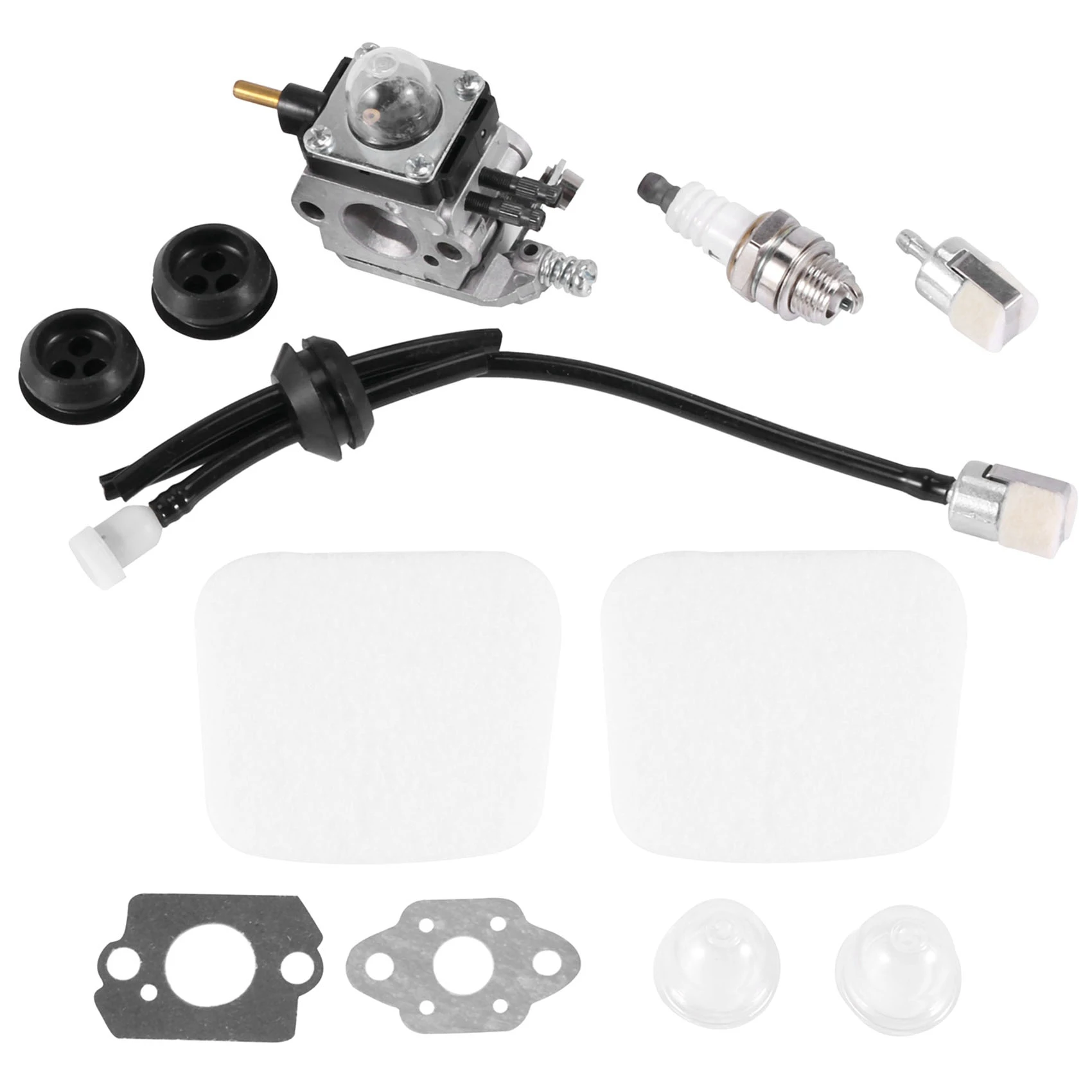 C1U-K54A C1U-K17 Carburetor Repower Kit for 2-Cycle Mantis 7222 7222E 7222M 7225 7230 7234 7240 7920 7924 Tiller/Cultivator