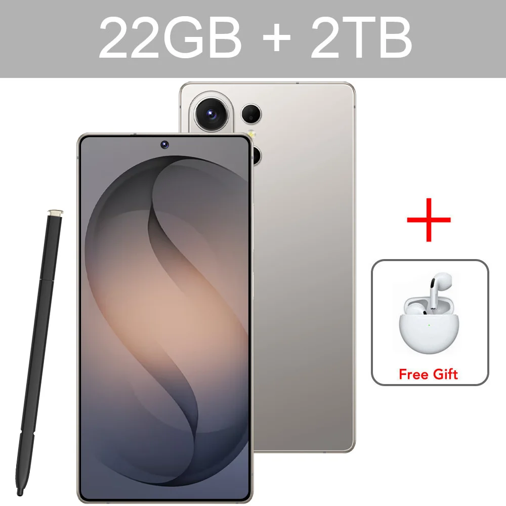 Nieuwe 14T Pro Originele Smartphone 7.3inch 4G 5G Dual Sim-kaart Mobiele Telefoon 8000mAh Android Mobiele telefoons Global Versie Mobiele Telefoons - afbeelding 1